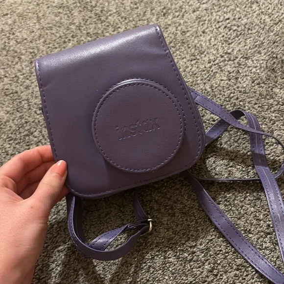 Instax Lavender camera holder purse - Picture 2 of 5